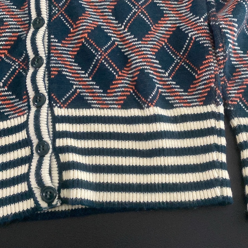 Patterned Sweater Cardigan - image 6